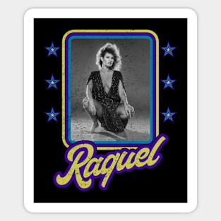 Distressed Raquel Welch Sticker